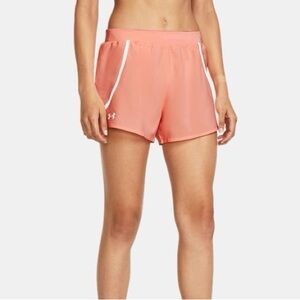 Under Armor Size XS Salmon Pink Mileage 3.0 Shorts